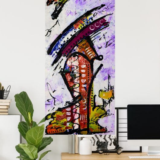 Abstract XXXV  ポスター (ホームオフィス)