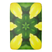 ABSTRACT YELLOW AND GREEN DRAWING. SAMER BRASIL. 3 バスマット (正面縦)