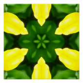 ABSTRACT YELLOW AND GREEN DRAWING. SAMER BRASIL. 3 ポスター (正面)