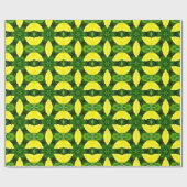 ABSTRACT YELLOW AND GREEN DRAWING. SAMER BRASIL. 3 ラッピングペーパー (フラット)