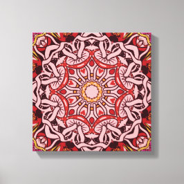 Abstract Zen Mushrooms Home Decor Wall Art キャンバスプリント