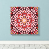 Abstract Zen Mushrooms Home Decor Wall Art キャンバスプリント (インサイチュ (ウッドフロア))