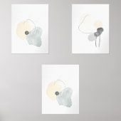 Abstract Zen Shapes Minimalist Wall Art Set (正面)