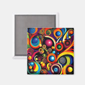 Abstractaサイケデリカ1 マグネット (正面/裏面)