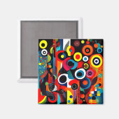 Abstractaサイケデリカ4 マグネット (正面/裏面)