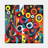 Abstractaサイケデリカ4 マグネット (正面)