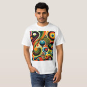 Abstractaサイケデリカ7 Tシャツ (正面フル)