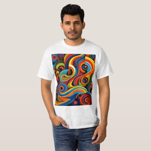 Abstracta Psychedelica 10 Tシャツ (正面フル)
