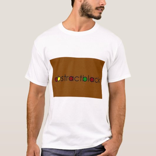 abstractblack tシャツ (正面)