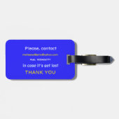 Abstracted ラゲッジタグ (裏面横)