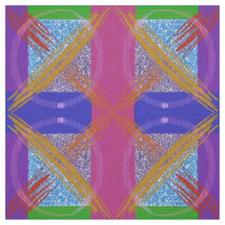 Abstracted at different layers ファブリック