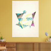 Abstraction Based on Sails キャンバスプリント (インサイチュ (リビング))