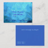 abstraction of water 名刺 (正面/裏面)