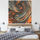 Abstraction Terrestre  キャンバスプリント (インサイチュ (寝室))