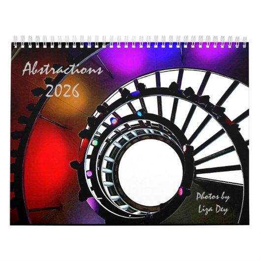 Abstractions 2026, A Calendar by Liza Dey カレンダー (カバー)