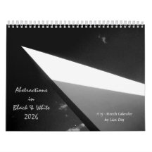 'Abstractions in Black & White' 2026カレンダー
