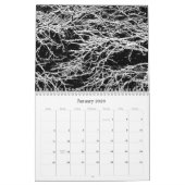 'Abstractions in Black & White' 2026カレンダー カレンダー (1月 2026)