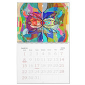 Abstractly Calendar カレンダー (3月 2026)