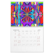 Abstractly Calendar カレンダー (2月 2026)