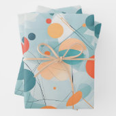 abstracto círculos pastel ラッピングペーパーシート (インサイチュ)