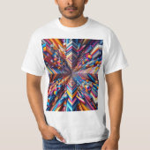 Abstracto en 3D Tシャツ (正面)