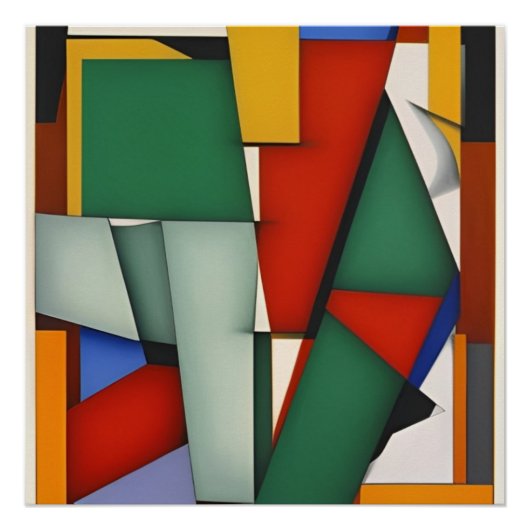 Abstracto Verde ポスター (正面)