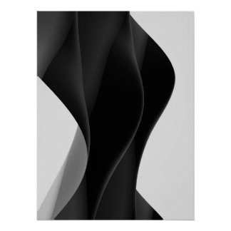Abstrait BLACK ポスター