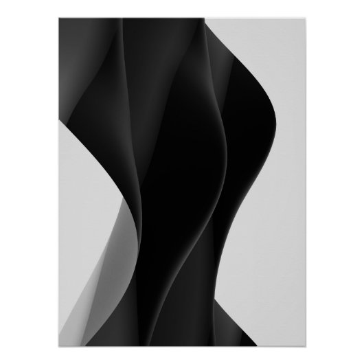 Abstrait BLACK ポスター (正面)