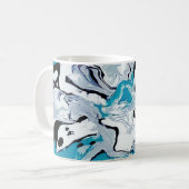 Abstrait motif fantôme. コーヒーマグカップ (正面左)