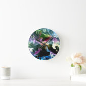 Abstrakt ラウンド壁時計 (ホーム)