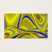 Abstrakt in blau金ゴールド- gelb (裏面)