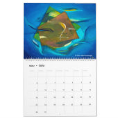 Abstrakte Farbspiele -ファインアートカレンダー2024 カレンダー (3月 2026)