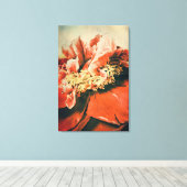 Abstrakte Pfingstrose キャンバスプリント (インサイチュ (ウッドフロア))