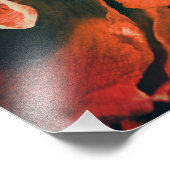 Abstrakte Pfingstrose フォトプリント (角)