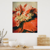 Abstrakte Pfingstrose ポスター (キッチン)