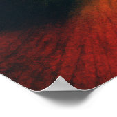 Abstrakte Pfingstrose ポスター (角)