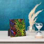 Abstraktes Bild mit dem Titel "Welten entstehen" フォトプラーク (インサイチュ)