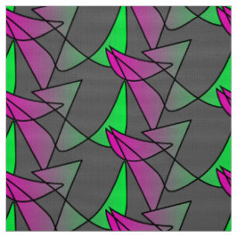 Abstraktes buntes Stoffmuster Pink Grün Neon ファブリック