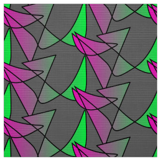 Abstraktes buntes Stoffmuster Pink Grün Neon ファブリック
