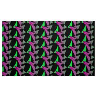 Abstraktes buntes Stoffmuster Pink Grün Neon schwa ファブリック