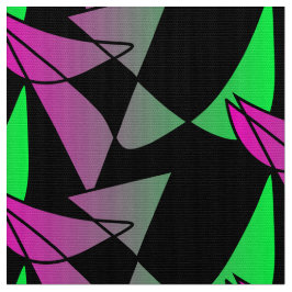 Abstraktes buntes Stoffmuster Pink Grün Neon schwa ファブリック