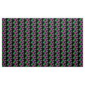 Abstraktes buntes Stoffmuster Pink Grün Neon schwa ファブリック (ヤード)