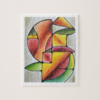 Abstraktes farbenfrohes Puzzle ジグソーパズル