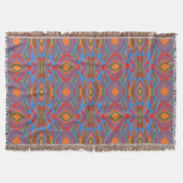 Abstrato Laranja スローブランケット