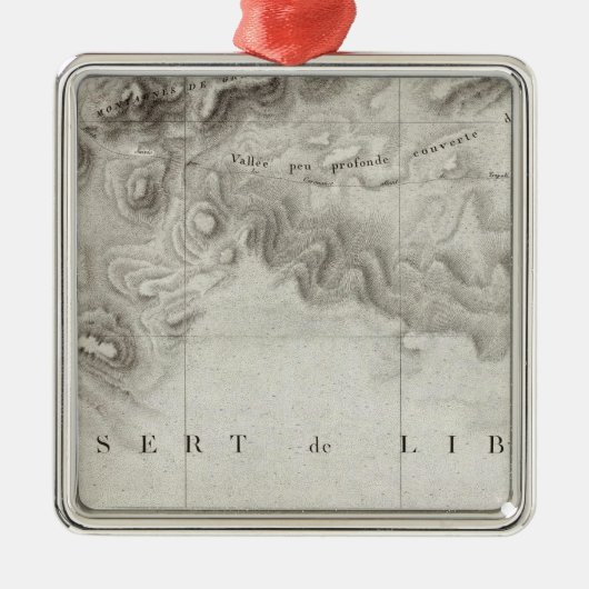 Abuのミナ、エジプト メタルオーナメント (正面)