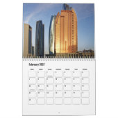 Abu Dhabi-UAE Calendar カレンダー (2月 2027)