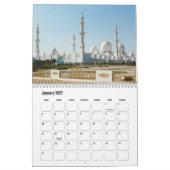 Abu Dhabi-UAE Calendar カレンダー (1月 2027)