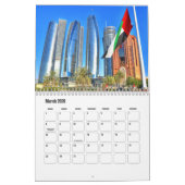 Abu Dhabi-UAE Calendar カレンダー (3月 2026)