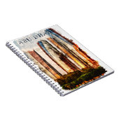 Abu Dhabi UAE Watercolor Skyline ノートブック (右側)