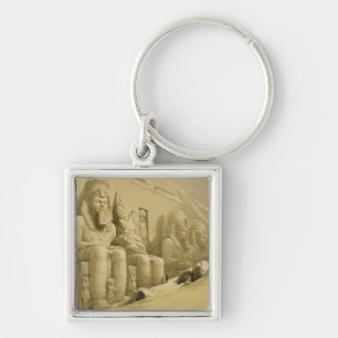 Abu Simbel、"エジプトからのNubiaの素晴らしい寺院、 キーホルダー